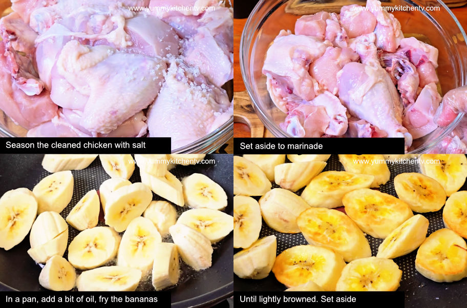 chicken pochero with saba