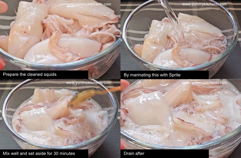 how to keep squid tender instead of chewy