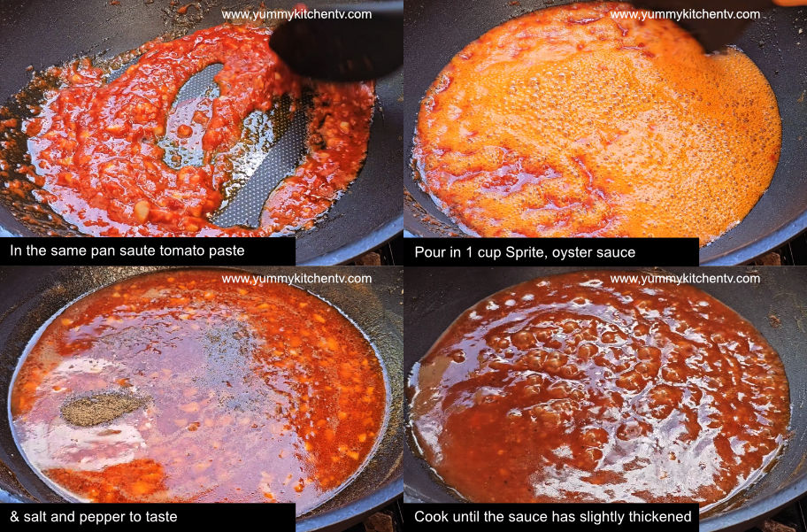 how to make sauce for pusit