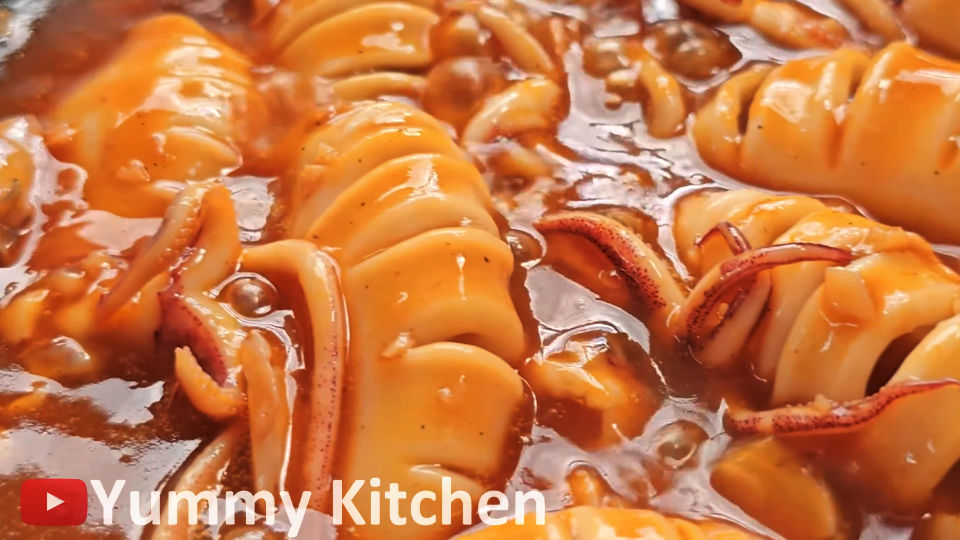 garlic buttered squid sauce