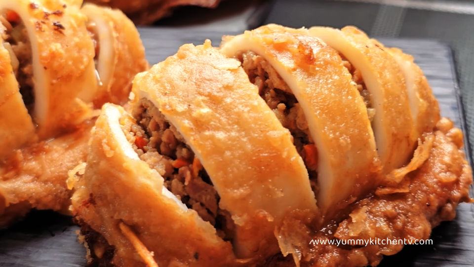 fried rellenong pusit