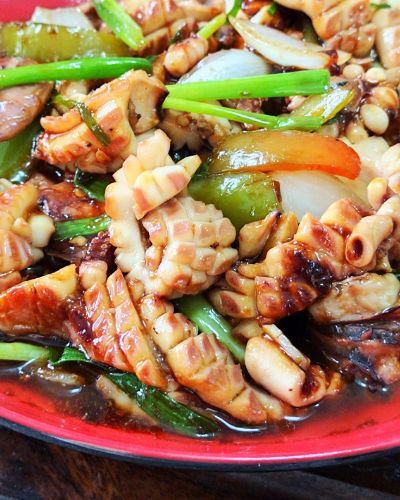 Stir-fry Squid