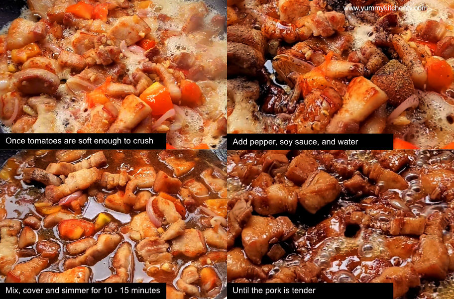 how to cook adobong sitaw with pork belly