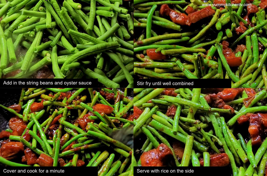 adobong sitaw with pork belly recipe