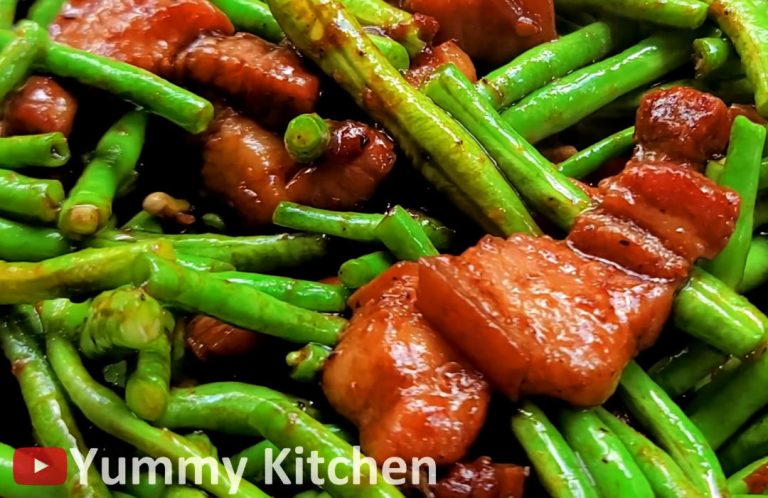 Adobong Sitaw with Pork Belly