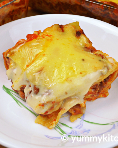 Beef Lasagna (No-Oven)