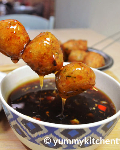 Homemade Fishball with Fishball Sauce