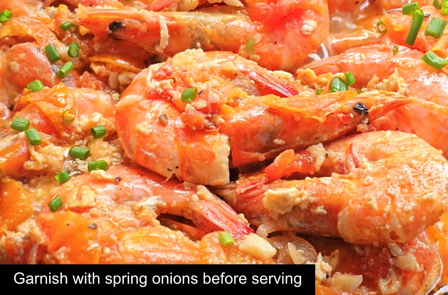 filipino shrimp sarciado recipe