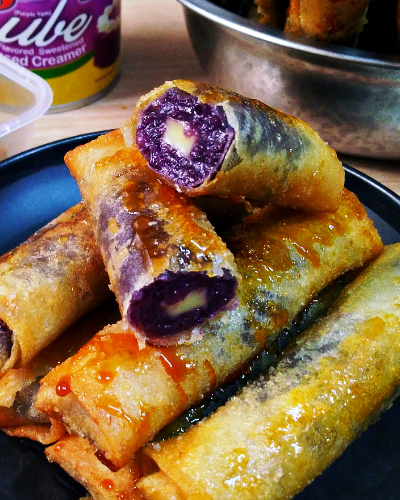 Ube Turon Malagkit