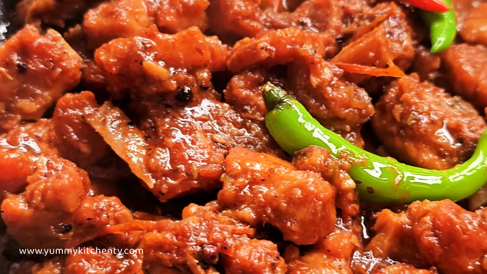 pork crispy binagoongan