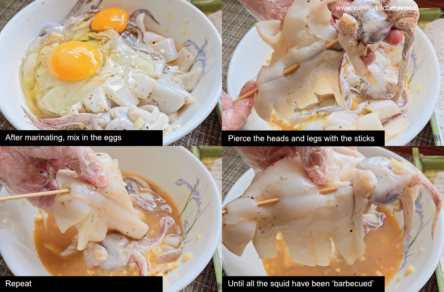 deep fried squid tentacles