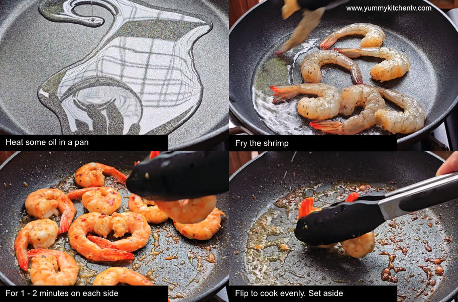 Garlic Shrimp with Broccoli recipe