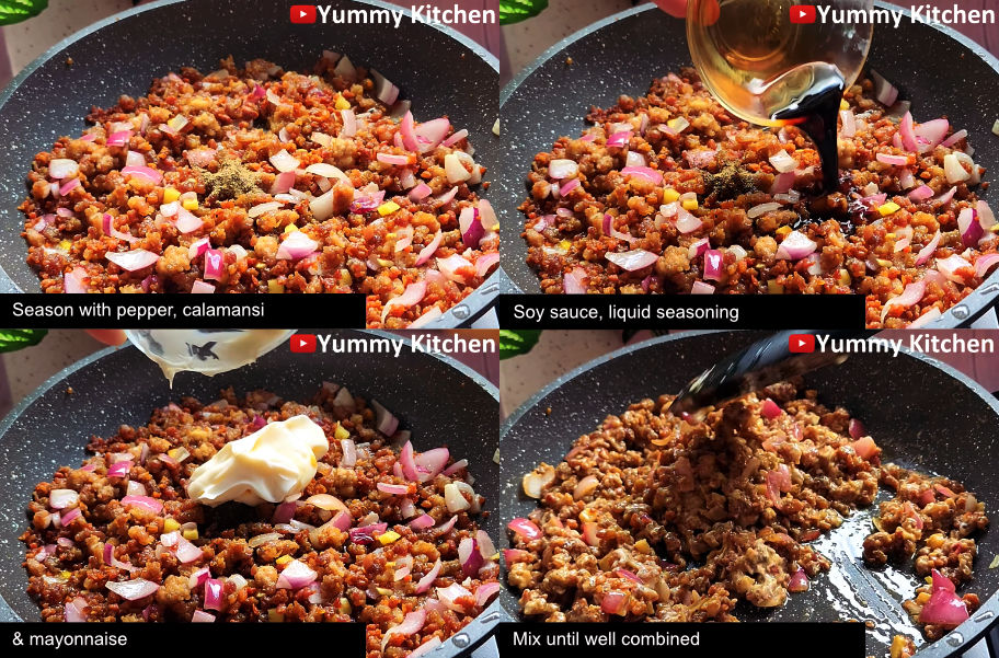 pork giniling sisig recipe